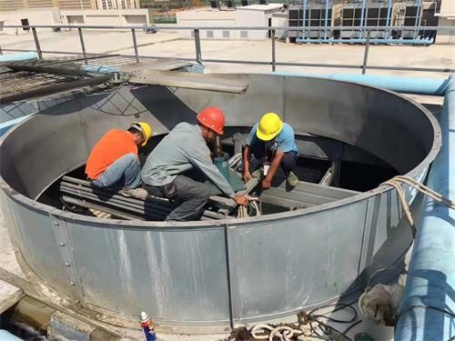 典型的玻璃鋼冷卻塔組件介紹,玻璃鋼冷卻風機